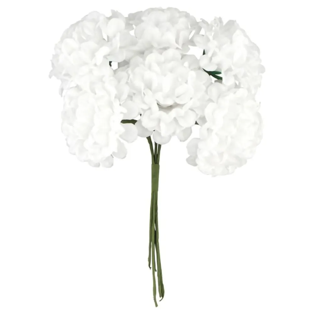Outlet CHAKS Kunstig Blomsterbuket Hortensia Hvid