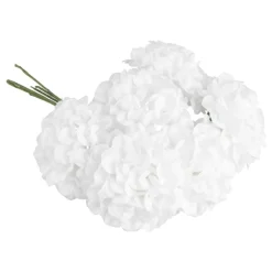 Outlet CHAKS Kunstig Blomsterbuket Hortensia Hvid