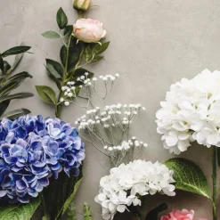 PartyDeco sp. z o.o. Kunstig Blomst Slørblomster Hvid - Hjem & Husholdning|Oppyntning