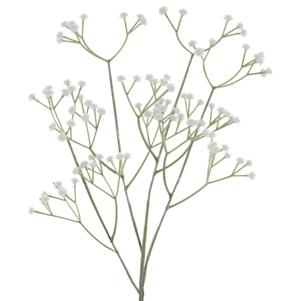 PartyDeco sp. z o.o. Kunstig Blomst Slørblomster Hvid - Hjem & Husholdning|Oppyntning