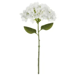 PartyDeco sp. z o.o. Kunstig Hortensia Hvid - Oppyntning
