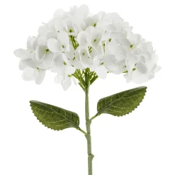 PartyDeco sp. z o.o. Kunstig Hortensia Hvid - Oppyntning