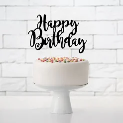 Sale PartyDeco sp. z o.o. Lagkagedekoration Happy Birthday Sort