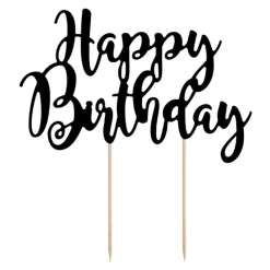 Sale PartyDeco sp. z o.o. Lagkagedekoration Happy Birthday Sort