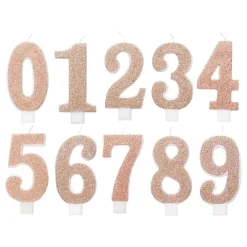 New Unique UK Inc t/as Unique Party Lagkagelys Roséguld/Glitter