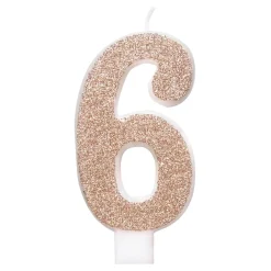 New Unique UK Inc t/as Unique Party Lagkagelys Roséguld/Glitter