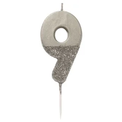 Online Talking Tables Ltd Lagkagelys Tal Sølv/Glitter
