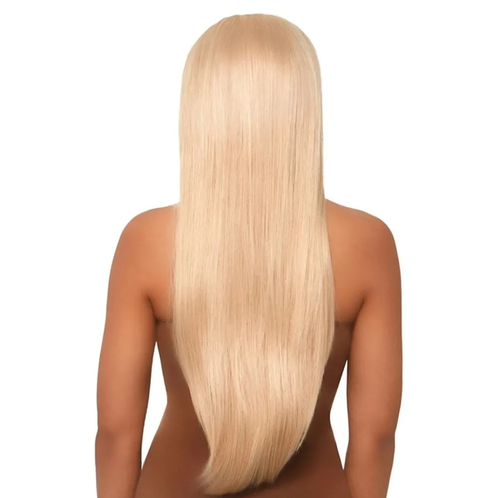 Leg Avenue Europe Lang Lige Blond Deluxe Paryk - Kostumetema|Merchandise