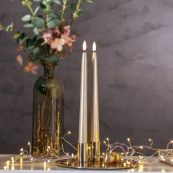 Clearance Star Trading AB LED Antiklys Metallic Guld