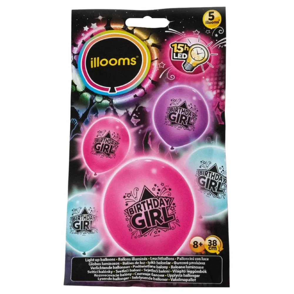 Sale Hisab/Joker Company AB LED-Balloner Birthday Girl