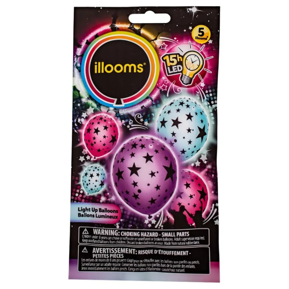Hisab/Joker Company AB LED-Balloner Stjerner - Balloner