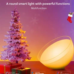 The Glowhouse Ltd LED-Lampe Rund WiFi - Hjem & Husholdning