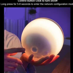 The Glowhouse Ltd LED-Lampe Rund WiFi - Hjem & Husholdning