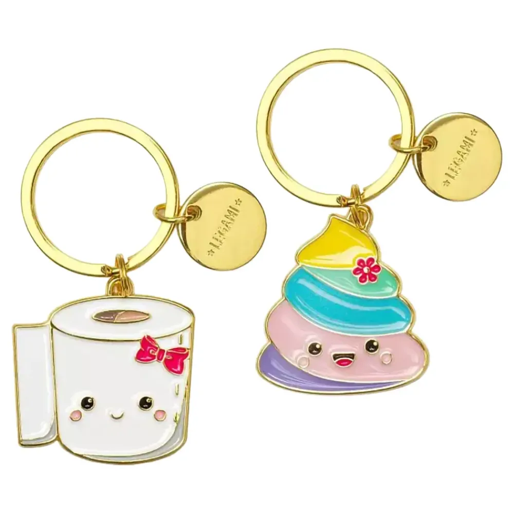 Kidek AB Legami Nøgleringe Poo Sæt - Accessories