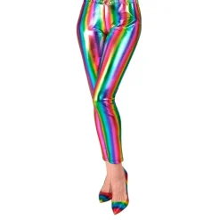 Discount Widmann S.r.l. Leggings i regnbuefarver