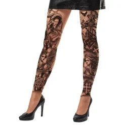 Fiestas Guirca, S.L Leggings Tatoveringer Gothic - Tilbehør|Sminke
