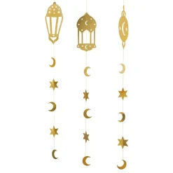 CG Global Products Ltd Loftdekorationer Eid Mubarak Guld - Oppyntning