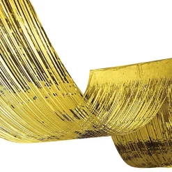 Three Sixty Degrees Ltd Loftsgardin Metallic Guld Frynser - Oppyntning