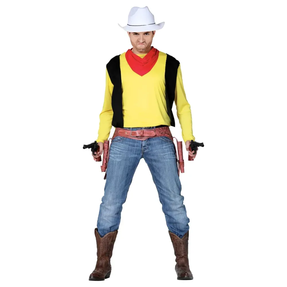 Fiestas Guirca, S.L Lucky Cowboy Kostume - Udklædningskostumer|Kostumetema
