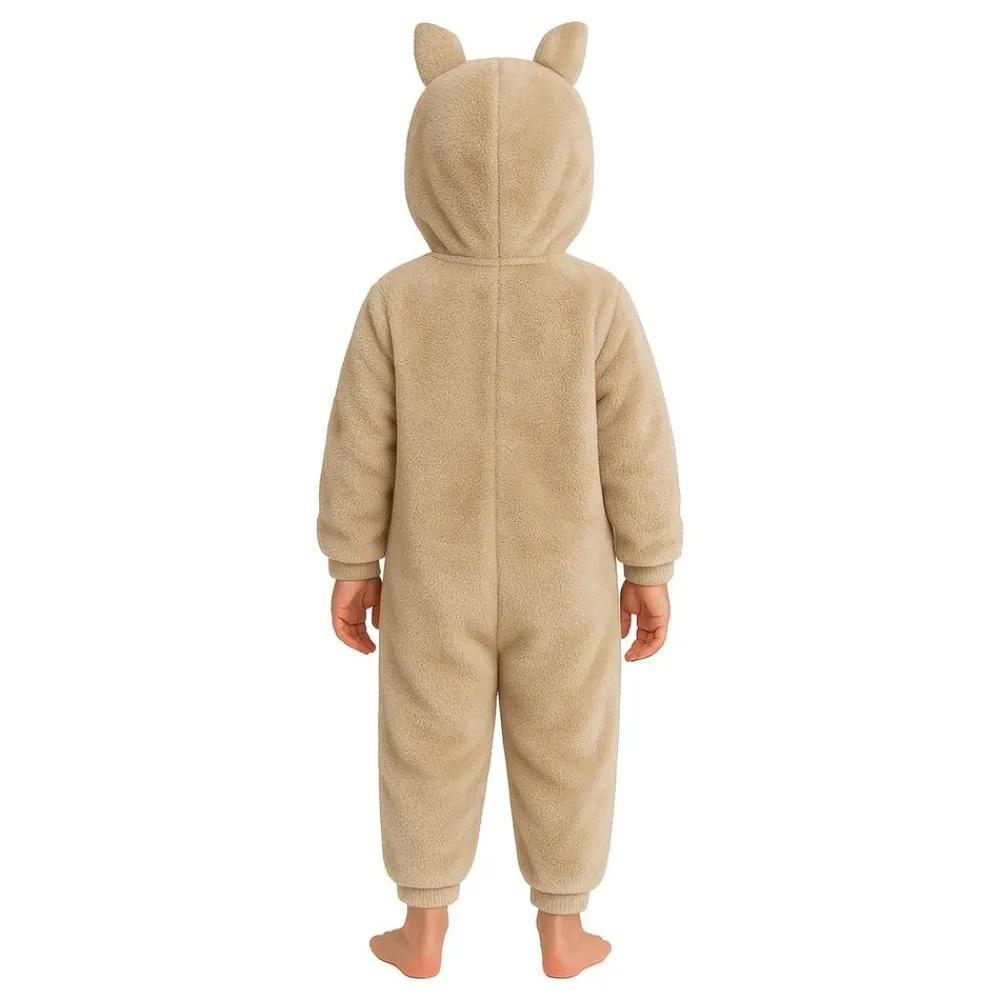 Fiestas Guirca, S.L Lulu Monster Beige Onesie Børnekostume - Tøj|Udklædningskostumer