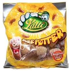 ERT Godis AB Lutti Sure Fødder i Pose - Slik