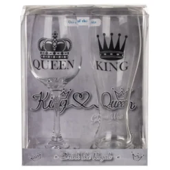 Best Out of the blue KG Øl- & Vinglas King & Queen