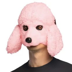Boland Party Partners B.V. Lyserød Puddel Halvmaske - Kostumetema|Masker