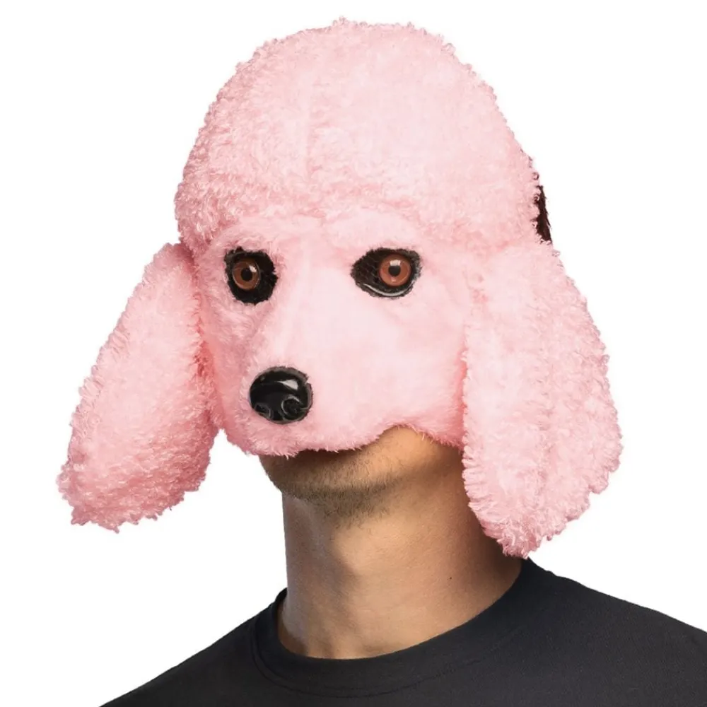 Boland Party Partners B.V. Lyserød Puddel Halvmaske - Kostumetema|Masker