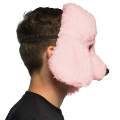 Boland Party Partners B.V. Lyserød Puddel Halvmaske - Kostumetema|Masker