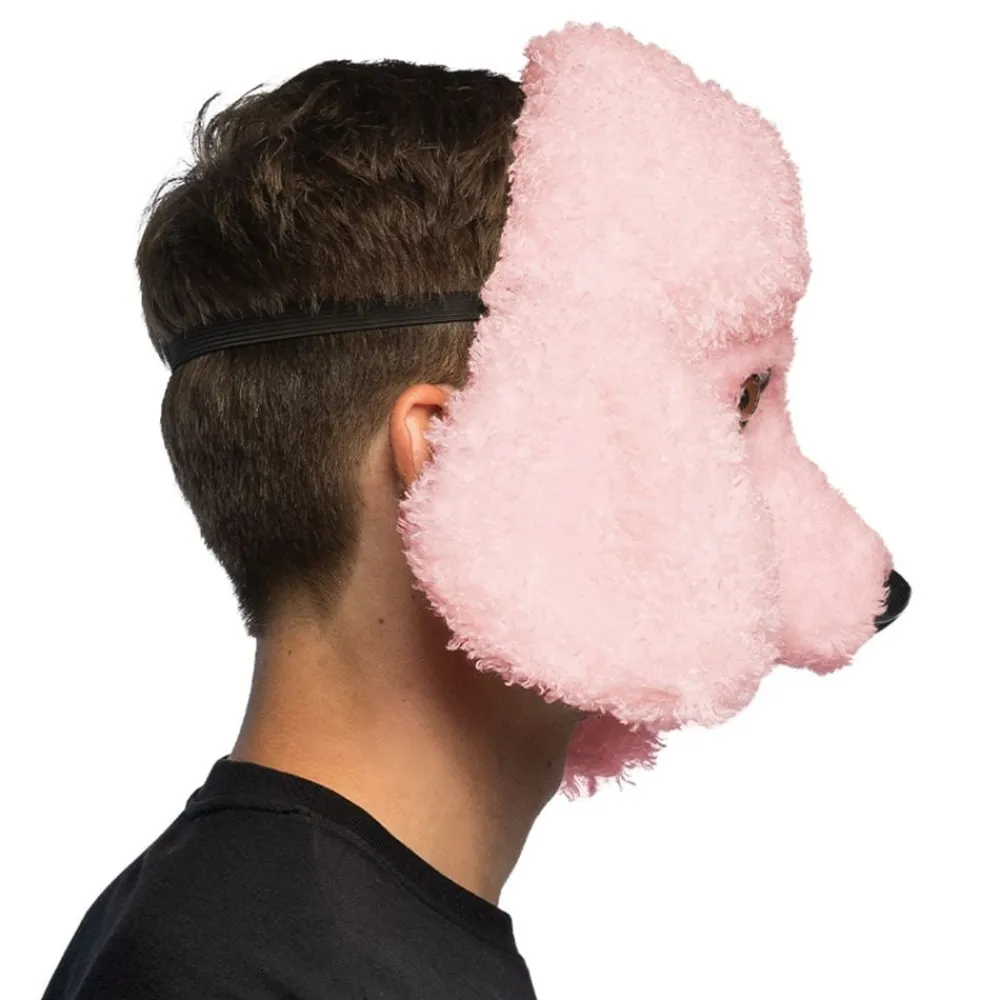 Boland Party Partners B.V. Lyserød Puddel Halvmaske - Kostumetema|Masker