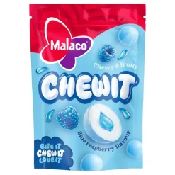 ERT Godis AB Malaco Chewit Blue Raspberry - Slik