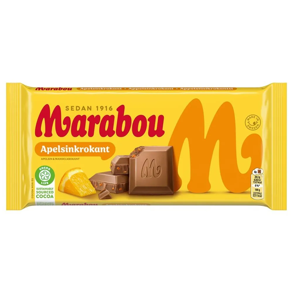 Outlet ERT Godis AB Marabou Appelsinkrokant Chokolade