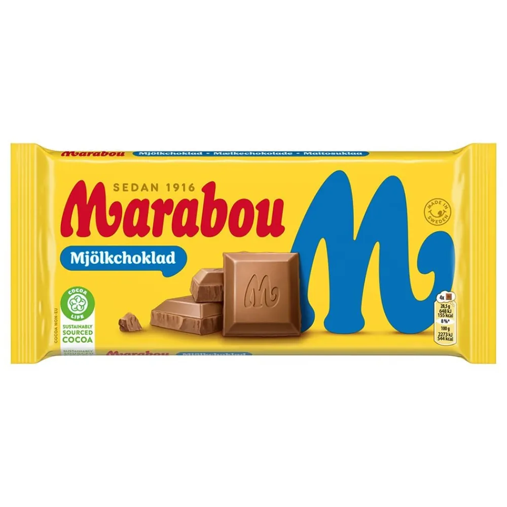 ERT Godis AB Marabou Mælkechokolade Chokoladebar