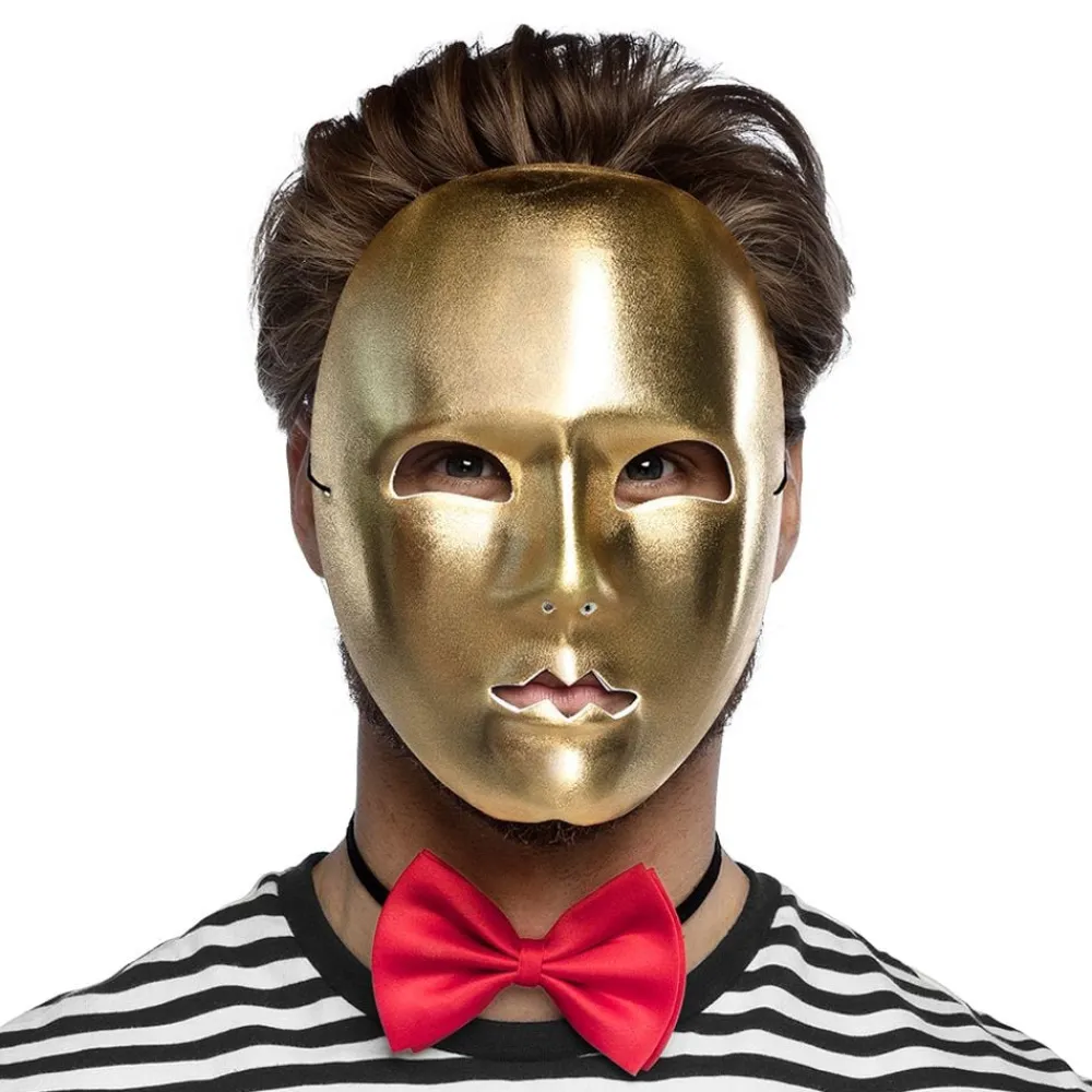 Boland Party Partners B.V. Maske Mimer Guld - Masker