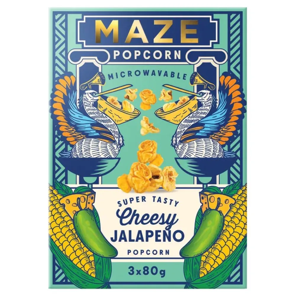 ERT Godis AB Maze Cheesy Jalapeno Popcorn - Snacks