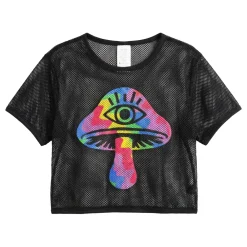 Fiestas Guirca, S.L Mesh T-shirt Shrooms Dame - Tøj|Tilbehør