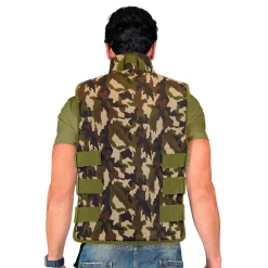 Widmann S.r.l. Militærvest Camouflage - Tilbehør|Udklædningskostumer