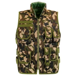 Widmann S.r.l. Militærvest med camouflage til børn - Tilbehør|Udklædningskostumer