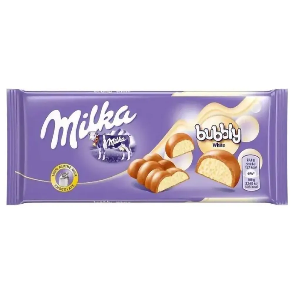 Hot USA Godis AB Milka Bubbly White