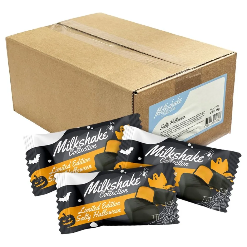 Sale ERT Godis AB Milkshake Salty Halloween Limited Edition Økonomipakke