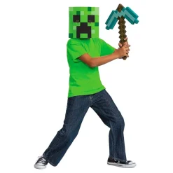 Sale Jakks Europe B.V. Minecraft Creeper Maske & Hakke Børnesæt