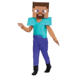 Jakks Europe B.V. Minecraft Steve Børnekostume - Udklædningskostumer|Kostumetema
