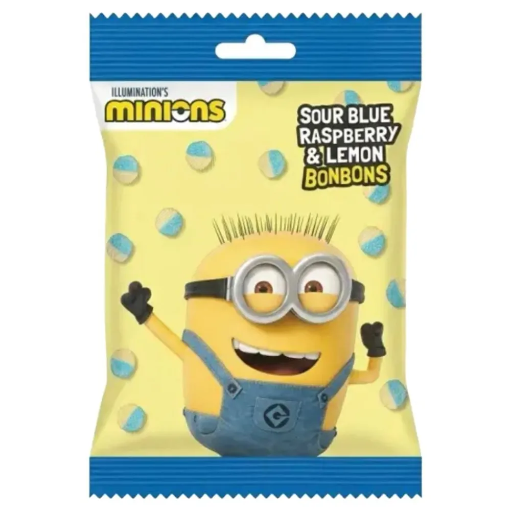 Outlet USA Godis AB Minions Sour Blue Raspbery & Lemon BonBons