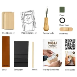 New Mikamax B.V. Moai Carving Kit