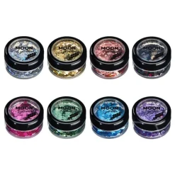 Rubies Netherland B.V. Moon Creations Chunky Glitter - Tøj|Sminke