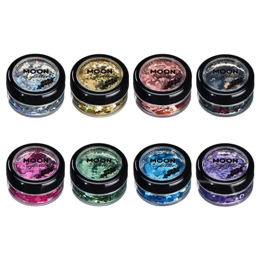 Rubies Netherland B.V. Moon Creations Chunky Glitter - Tøj|Sminke