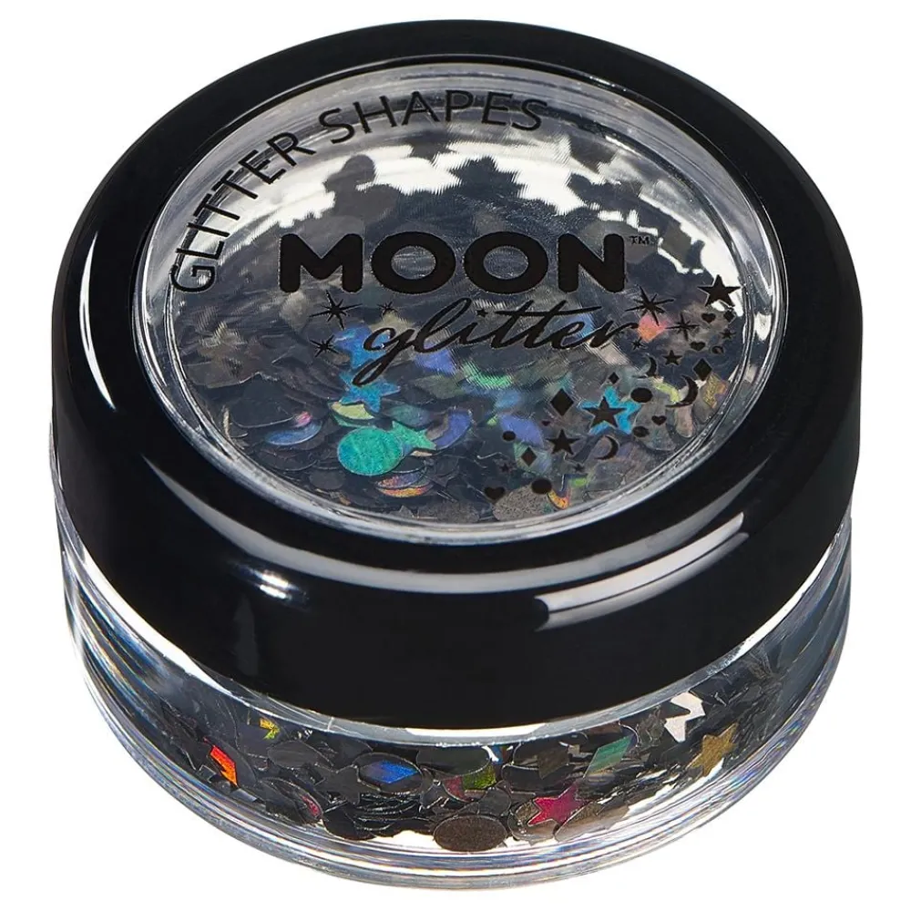 New Rubies Netherland B.V. Moon Creations Holografisk Glitter Shapes