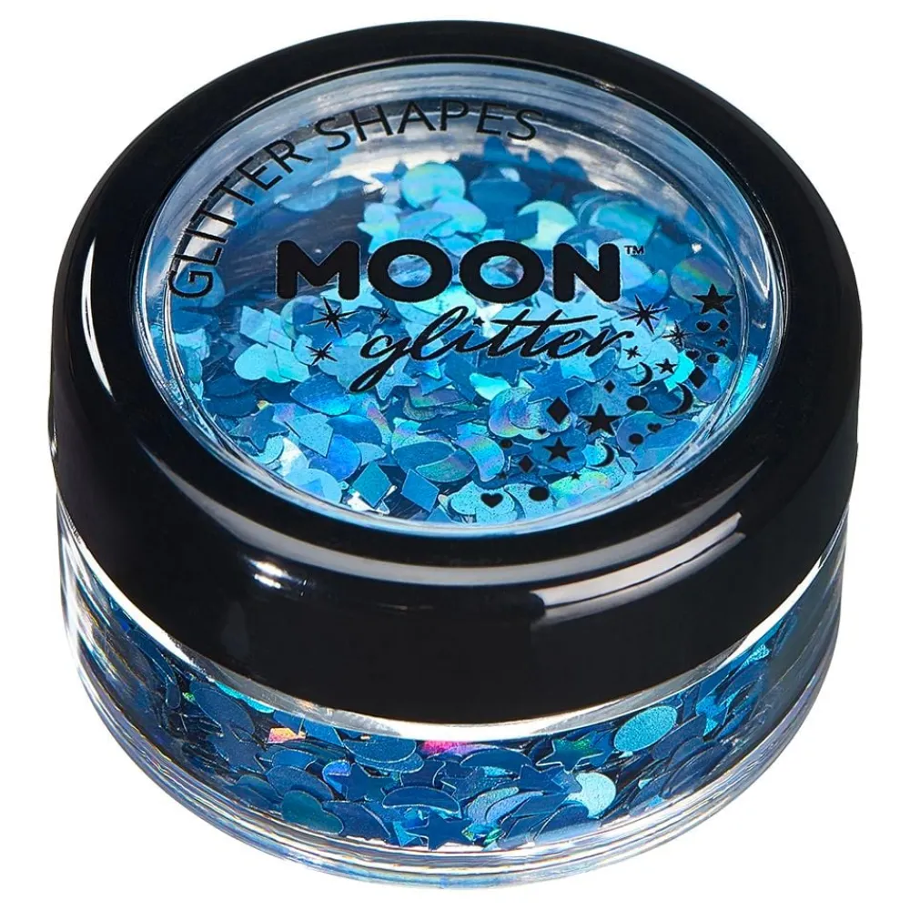 New Rubies Netherland B.V. Moon Creations Holografisk Glitter Shapes