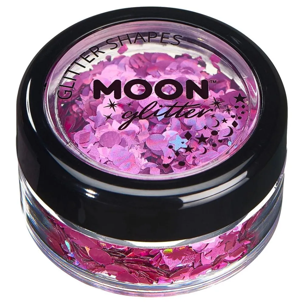 New Rubies Netherland B.V. Moon Creations Holografisk Glitter Shapes