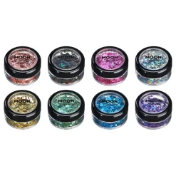 New Rubies Netherland B.V. Moon Creations Holografisk Glitter Shapes